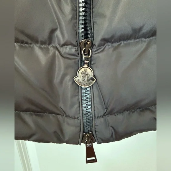 Moncler Flammette Hooded Puffer Coat/Down Jacket, Size 3